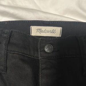 Barely Worn Madewell 10” High Rise Skinny Black Jean